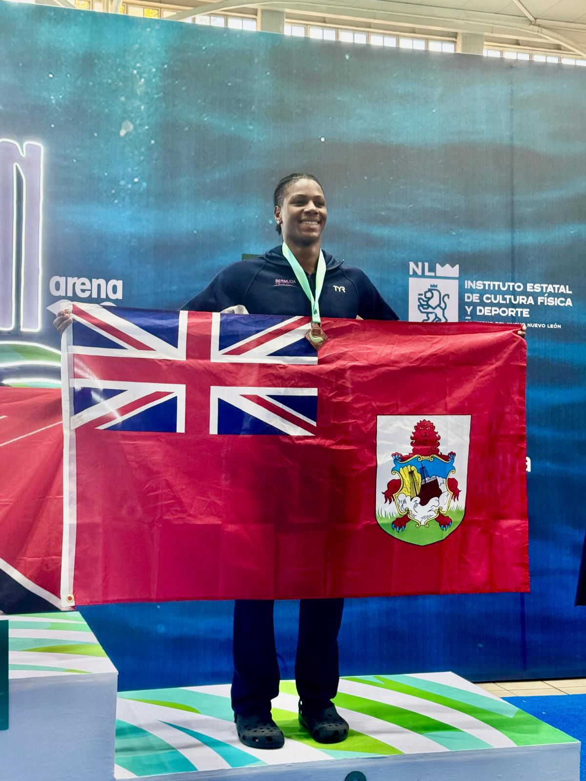 Bermuida Win 2 Medal on Opening CCCAN Day (Swimming)