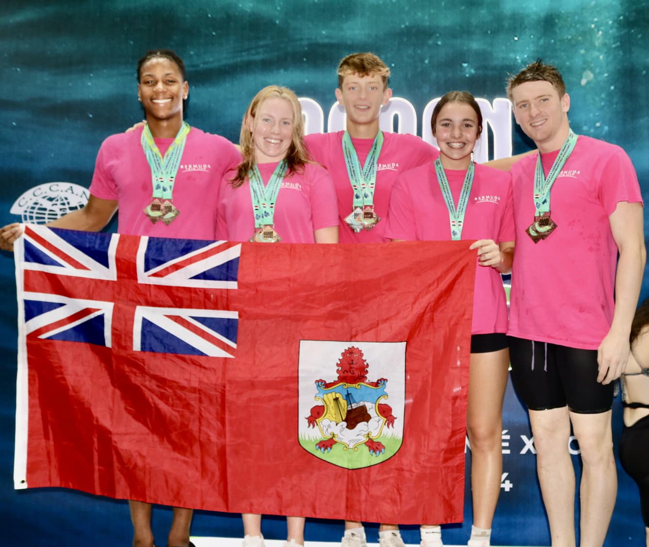 Bermuda's CCCAN Championship Medal Winners (Swimming)